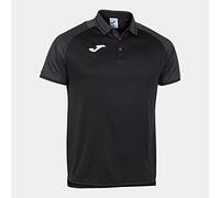 Joma Essential II Polo pour Homme, Noir/Anthracite, 5XS