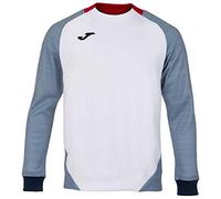 Joma Essential II Sweater Homme, Blanc/Bleu Marine, 5XS