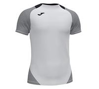 Joma Essential II T-Shirts Equip. M/C Homme, Blanc/Noir, S
