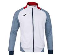 Joma Essential II Veste Homme, Blanc/Marine Foncé, 6XS