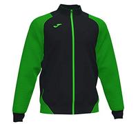 Joma Essential II Veste Homme, Noir/Vert Fluo, M