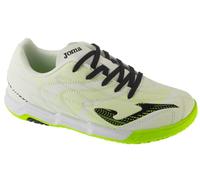 Joma Evolution Jr 2502 in EVJW2502IN Chaussures de Sport en Salle pour garçon Blanc, Blanc., 38 EU