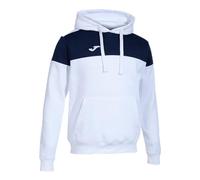 Joma Crew V Sweat à Capuche, Blanc/Bleu Marine, L Homme