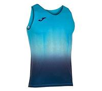 Joma Fille Elite VII T-Shirt De Running sans Manches., Turquoise Bleu Marine, XS EU