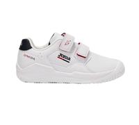 Joma Ginkana Jr 2532 Blanco Marino Basket, Blanc/Bleu Marine, 38 EU