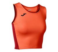 Joma Haut R-Winner T-Shirt, Orange Fluo-Noir, L Femme