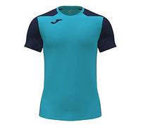 T-shirt Joma Record II Bicolore manche courte turquoise bleu marine - XL
