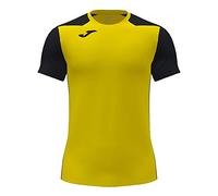 T-shirt Joma Record II Bicolore manche courte jaune noir - L