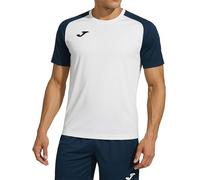 Joma Homme Academy Iv M/C T-Shirt, Blanc Marine Blanc, L EU