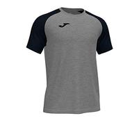Joma Homme Academy Iv M/C T-Shirt, Gris Mélangé Noir, XL EU