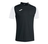 Joma Homme Academy Iv M/C T-Shirt, Noir Blanc, M EU