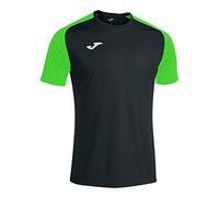 Joma Homme Academy IV M/C Tricot, Noir Vert Fluor, XS EU