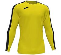 Joma Homme Academy T shirt manches longues, Jaune/Noir, S EU