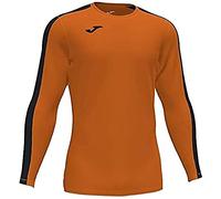 Joma Homme Academy T shirt manches longues, Orange - Noir, M EU