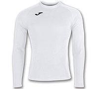 Joma Homme Brama Fleece T shirt thermique, Polaire - Blanc, M EU