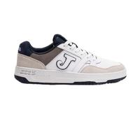 Joma Homme C.Attica Men 2503 Blanco Marino Basket, Blanc, Bleu Marine, 42 EU