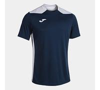 Joma Homme Championship Vi T shirt, Bleu Marine/Blanc, L EU