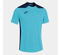 Joma Homme Championship Vi T shirt, Turquoise Fluo Bleu Marine, L EU