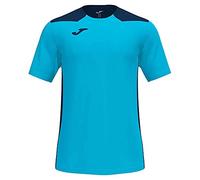Joma Homme Championship Vi T shirt, Turquoise Fluo Bleu Marine, XL EU