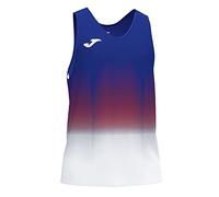 Joma Homme Elite Vii T shirt de running sans manches , Bleu Roi / Blanc, M EU