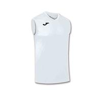 Joma Mixte Camiseta Blanco S/M T shirt combi, Blanc - 200, 4XS-3XS EU