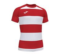 Joma Pro Rugby Ii Short Sleeve T-shirt Rouge,Blanc L Homme