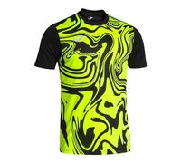 T-shirt Joma Lion II manche courte jaune vif noir - M
