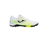Joma Maxima 2532 TF MAXW2532TF Chaussures de Sport pour Homme Blanc/Jaune Fluo, Blanc., 42 EU
