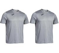 Joma Mixte Combi Maillot Multisports, Gris Clair Chiné, XL EU (Lot de 2)