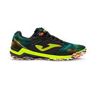 Joma Mixte Série Invicto Basket, Noir/Jaune Fluo, 43.5 EU