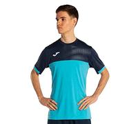 Joma Montréal T-Shirt, Turquoise Fluo Bleu Marine, XL Homme