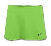 Joma Open II Jupe Femme Tennis - Vert, Taille élastique, 80% polyester 20% élasthanne 14 ans
