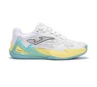 Joma Open Lady Chaussures de padel 36-40 Semelle Reactive Ball qui absorbe les chocs et évite les torsions dans les articulations, Blanc / vert, 39 EU