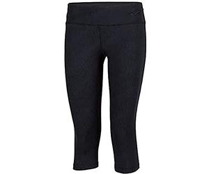 Joma Pantalon Corsaire Running pour Fille, Taille XS, Noir