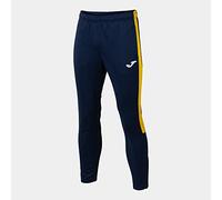 Joma Pantalon Long Eco Championship Sport, Bleu Marine/Jaune, 5XS Homme