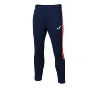 Joma Pantalon Long Eco Championship Sport, Bleu Marine/Orange Fluo, 5XS Homme