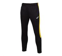 Joma Pantalon Long Eco Championship Sport, Noir/Jaune, 4XS Homme