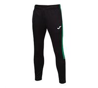 Joma Pantalon Long Eco Championship Sport, Noir, Vert, 6XS Homme