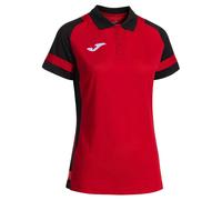 Joma Lider Short Sleeve Polo Rouge L Femme