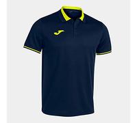 Joma Polo Manches Courtes Championship VI Marine Fluor Jaune, 101954.321.XS