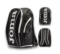 Joma Sac de padel pour toutes les raquettes de padel - Sac de raquette pour homme et femme - Sac de padel Pala - Sac de padel - Plusieurs poches et sac à chaussures, sac ouvert (noir ouvert)