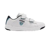 Joma Série Play JR, Chaussures 24 EU, Blanc, Turquoise, 24 EU