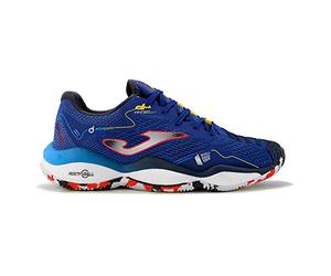 Joma Série Smash, Chaussures pour Homme, Bleu/Noir, 45 EU Ancho