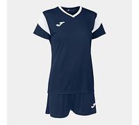 Joma Set Phoenix-Femme, Bleu Marine/Blanc