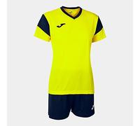 Joma Set Phoenix-Femme, Jaune Fluo Bleu Marine