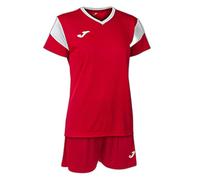 Joma Set Phoenix-Femme, Rouge, Blanc, XL