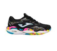 Joma Smash Chaussures de padel 37-47 Semelle réactive Ball qui absorbe les chocs et évite les torsions dans les articulations, Noir - multicolore, 44 EU