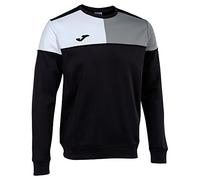 Joma Sudadera Crew V Hombre Maillot de survêtement, Noir/Gris/Blanc, 4-5 años Homme
