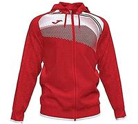 Joma Supernova II Sweatshirt à Capuche Garçon, Rouge/Blanc, 6XS