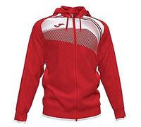 Joma Supernova II Sweatshirt à Capuche Garçon, Rouge/Blanc, XS